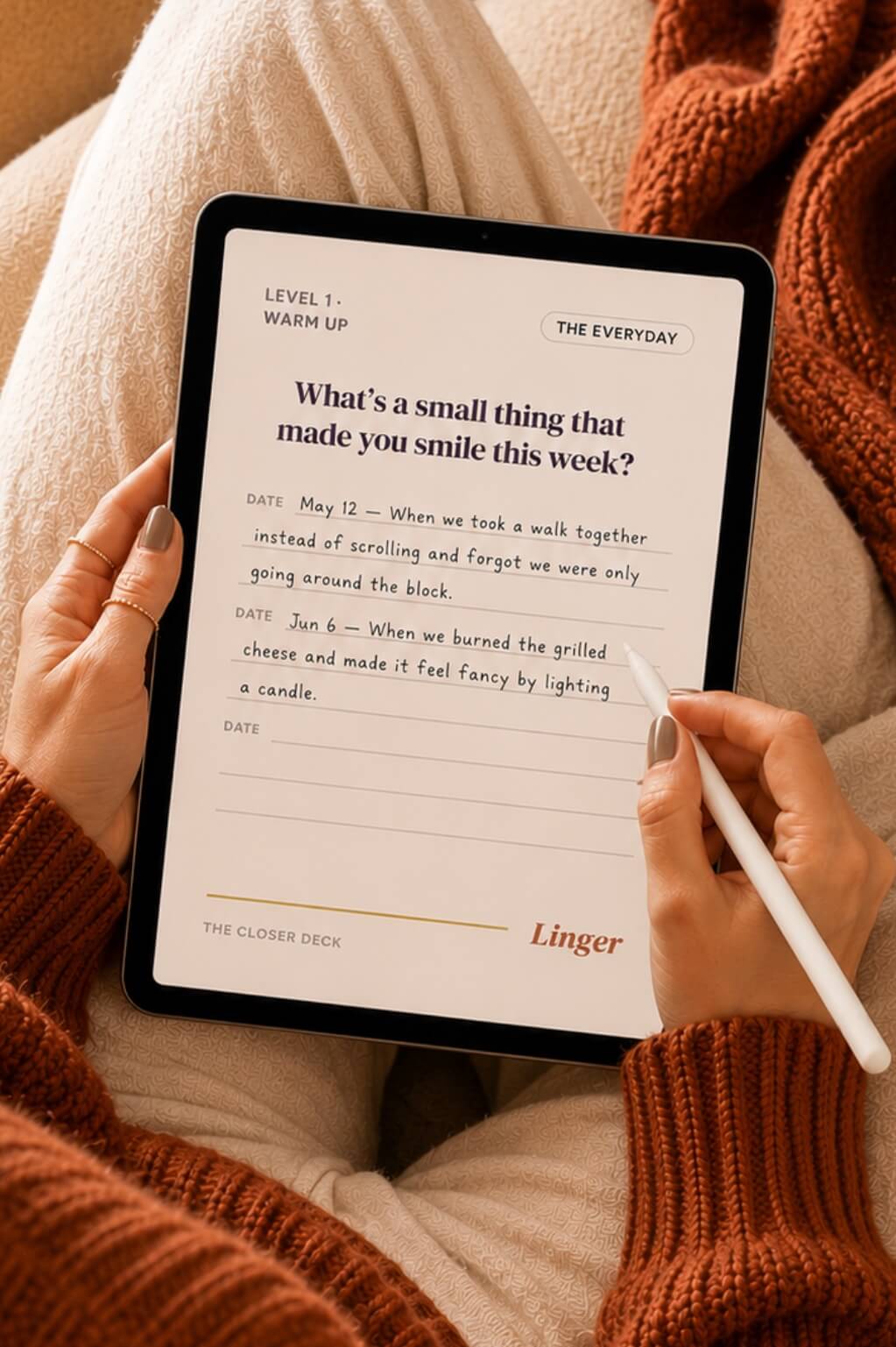 Writing Edition on a tablet